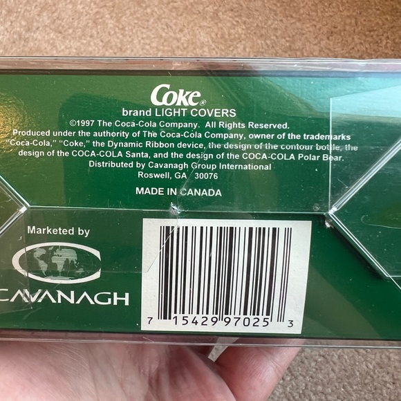 Vintage 1997 Coca-Cola Light Covers/Vintage Christmas Ornaments - Picture 2 of 5